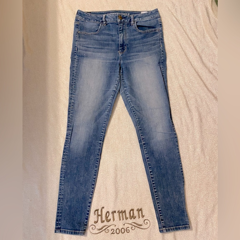 American Eagle Outfitters Super Stretch High Rise Jeggings, Size 12